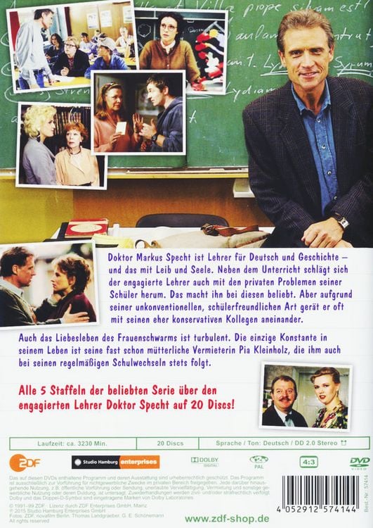 Produktbild: Unser Lehrer Dr. Specht - Die komplette Serie [20 DVDs]