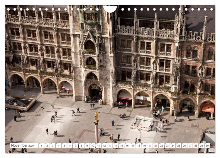 Produktbild: Bayerns Hauptstadt: M&uuml;nchen (Wandkalender 2027 DIN A4 quer), CALVENDO Monatskalender