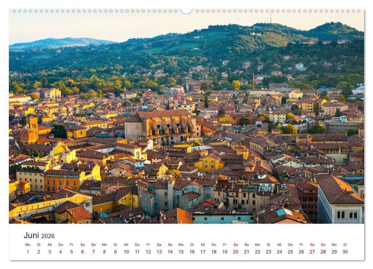 Produktbild: Bologna - Impressionen der wundersch&ouml;nen Universit&auml;tsstadt. (Wandkalender 2026 DIN A2 quer), CALVENDO Monatskalender