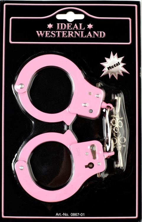 Produktbild: Handschellen PINK lackiert
