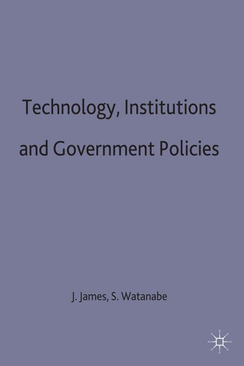 Produktbild: Technology, Institutions and Government Policies