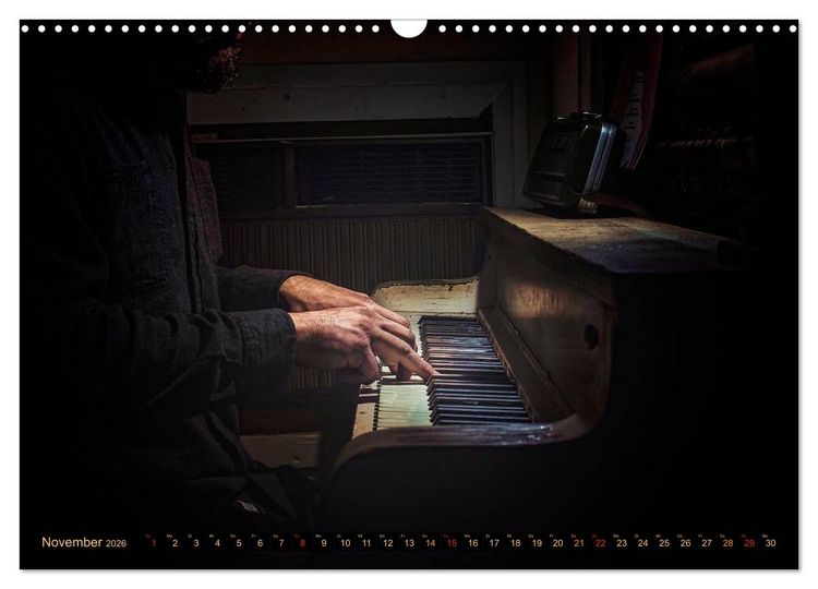 Produktbild: Klavier fasziniert (Wandkalender 2026 DIN A3 quer), CALVENDO Monatskalender
