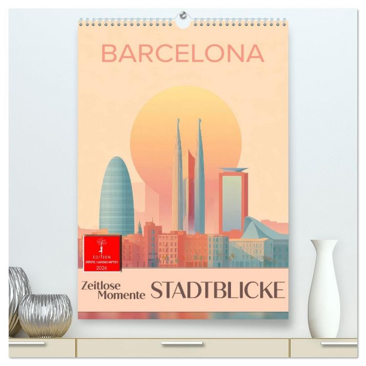 Produktbild: Stadtblicke - zeitlose Momente (hochwertiger Premium Wandkalender 2026 DIN A2 hoch), Kunstdruck in Hochglanz