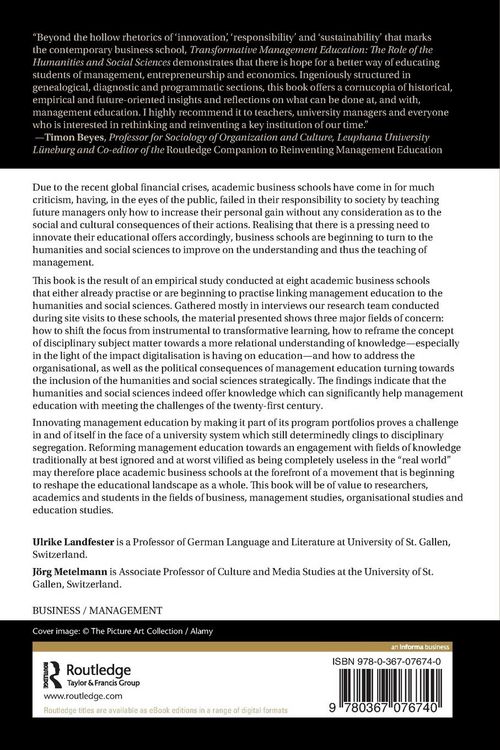 Produktbild: Transformative Management Education