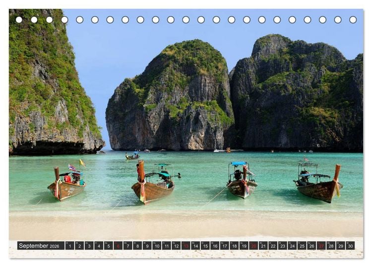 Produktbild: Thailand Journey (Tischkalender 2026 DIN A5 quer), CALVENDO Monatskalender