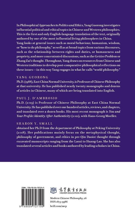 Produktbild: Philosophical Approaches to Politics and Ethics