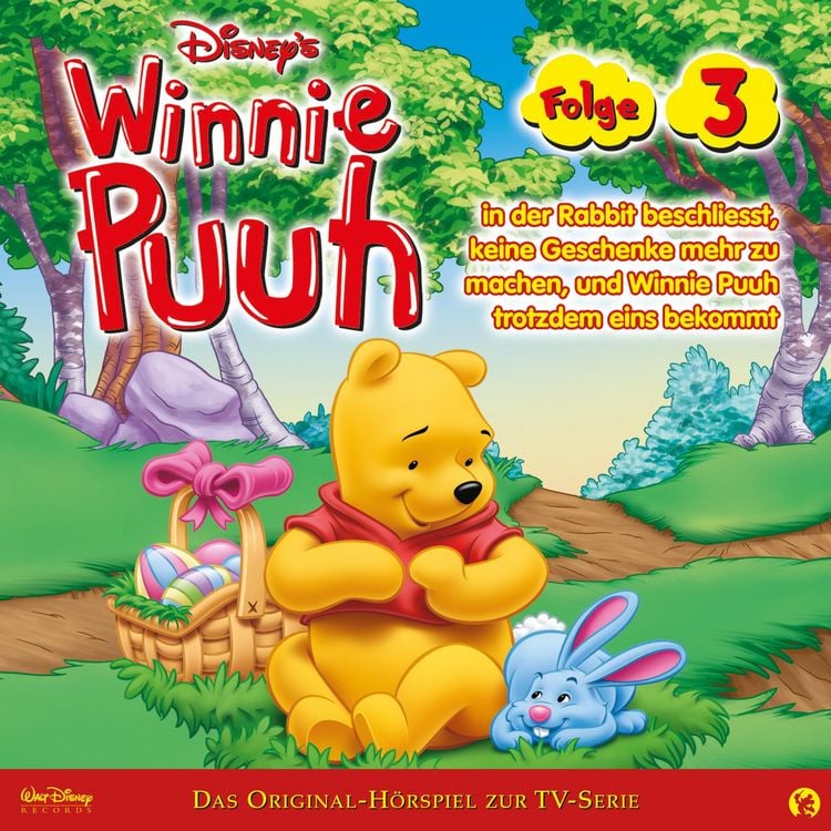 Produktbild: 03: Winnie Puuh in der Rabbit beschliesst keine Geschenke mehr zu machen und Winnie Puuh trotzdem eins bekommt (H&ouml;rspiel zur Disney TV-Serie)