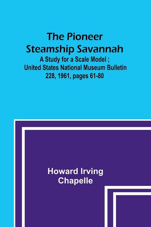 Produktbild: The Pioneer Steamship Savannah