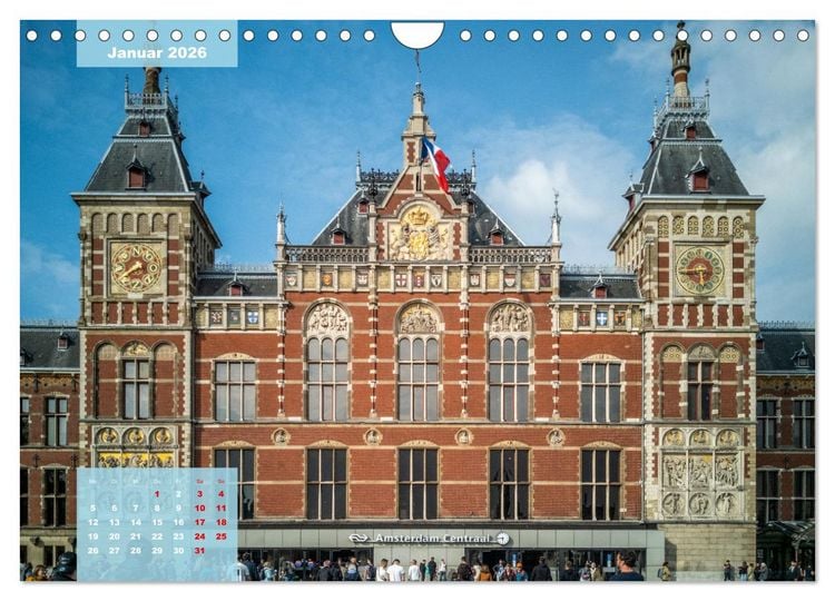 Produktbild: Zw&ouml;lf mal Europa (Wandkalender 2026 DIN A4 quer), CALVENDO Monatskalender