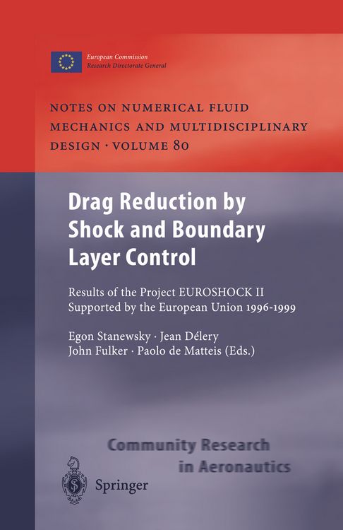 Produktbild: Drag Reduction by Shock and Boundary Layer Control