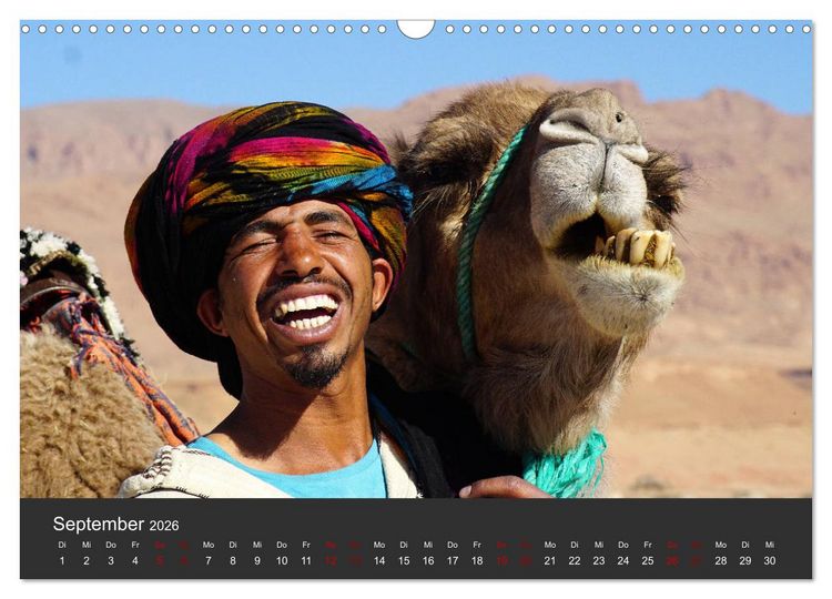 Produktbild: Marokko im Farbenrausch (Wandkalender 2026 DIN A3 quer), CALVENDO Monatskalender