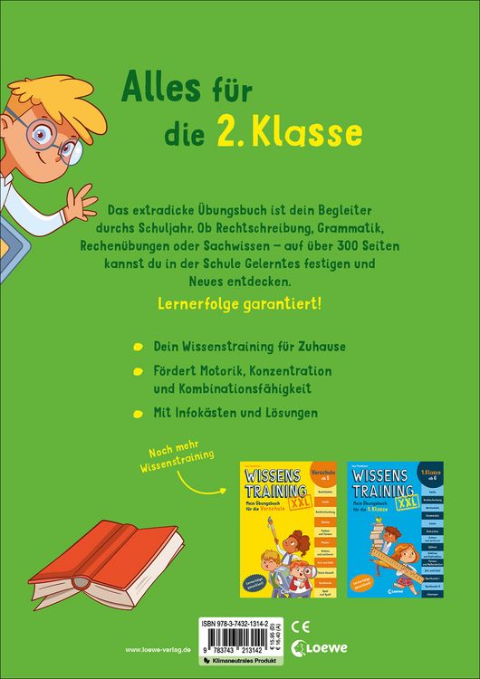 Produktbild: Wissenstraining XXL - Mein &Uuml;bungsbuch f&uuml;r die 2. Klasse