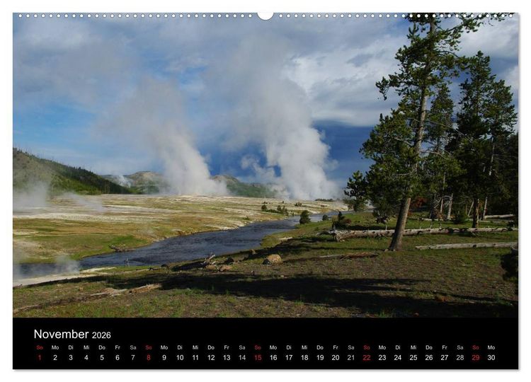 Produktbild: Wyoming! (hochwertiger Premium Wandkalender 2026 DIN A2 quer), Kunstdruck in Hochglanz
