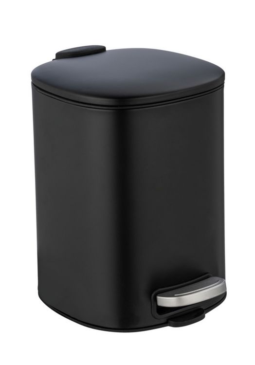 Produktbild: Treteimer Mod. Alassio, Schwarz 5 L, mit Easy-Close Absenkautomatik