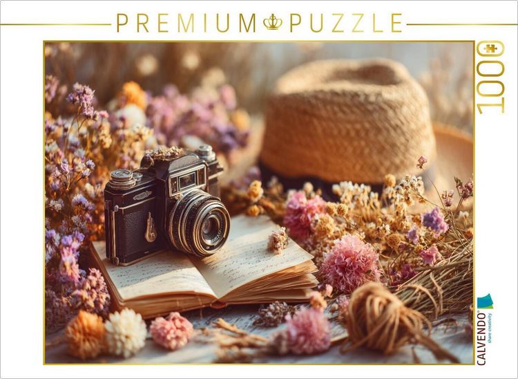 Produktbild: CALVENDO Puzzle Ein Motiv aus dem Kalender Zeitgefl&uuml;ster | 1000 Teile Lege-Gr&ouml;&szlig;e 64x48cm Foto-Puzzle f&uuml;r gl&uuml;ckliche Stunden
