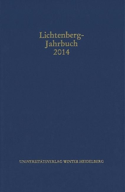 Produktbild: Lichtenberg-Jahrbuch 2014