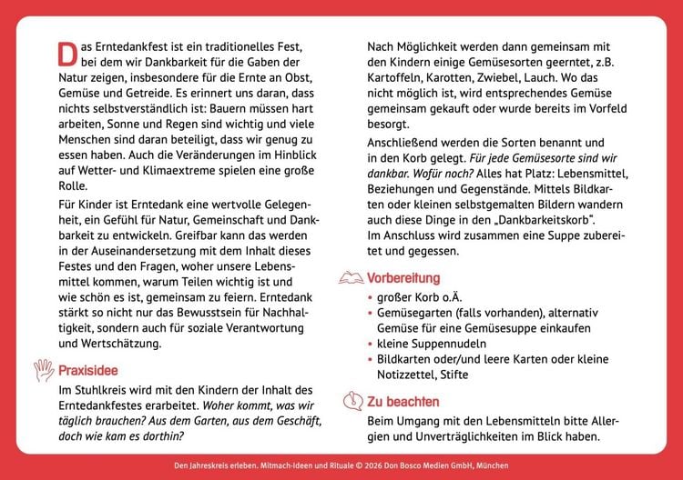 Produktbild: Den Jahreskreis erleben. 30 Mitmach-Ideen und Rituale