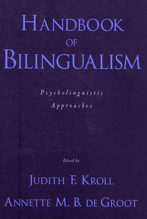 Produktbild: Handbk Of Bilingualism