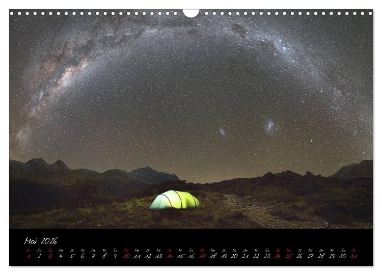 Produktbild: Faszination Milchstra&szlig;e - eine Reise zu den Nachtlandschaften unserer Erde (Wandkalender 2026 DIN A3 quer), CALVENDO Monatskalender