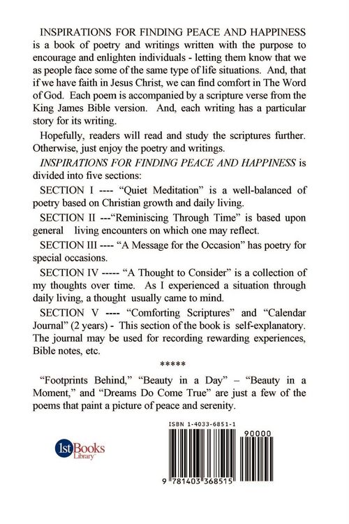 Produktbild: Inspirations for Finding Peace and Happiness