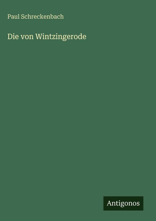 Produktbild: Die von Wintzingerode