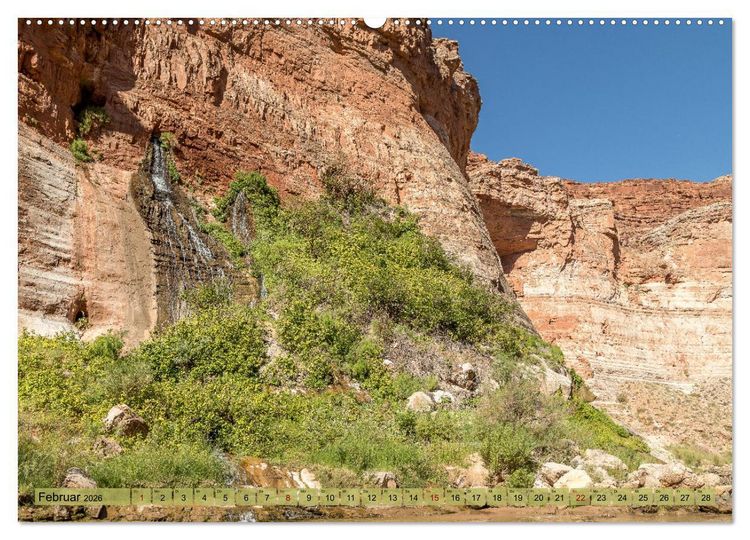 Produktbild: Colorado River Rafting im Grand Canyon (Wandkalender 2026 DIN A2 quer), CALVENDO Monatskalender