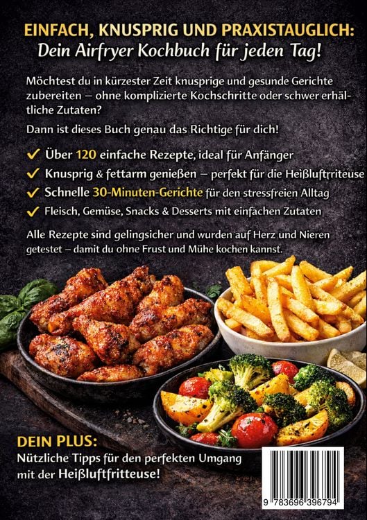 Produktbild: Das gro&szlig;e Airfryer Kochbuch f&uuml;r Anf&auml;nger