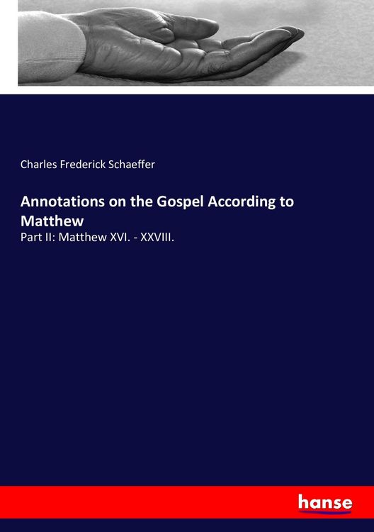 Produktbild: Annotations on the Gospel According to Matthew
