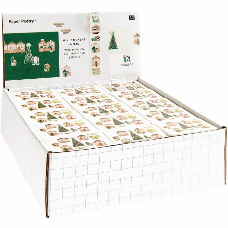Produktbild: Mini Sticker Weihnachtsmarkt MIX