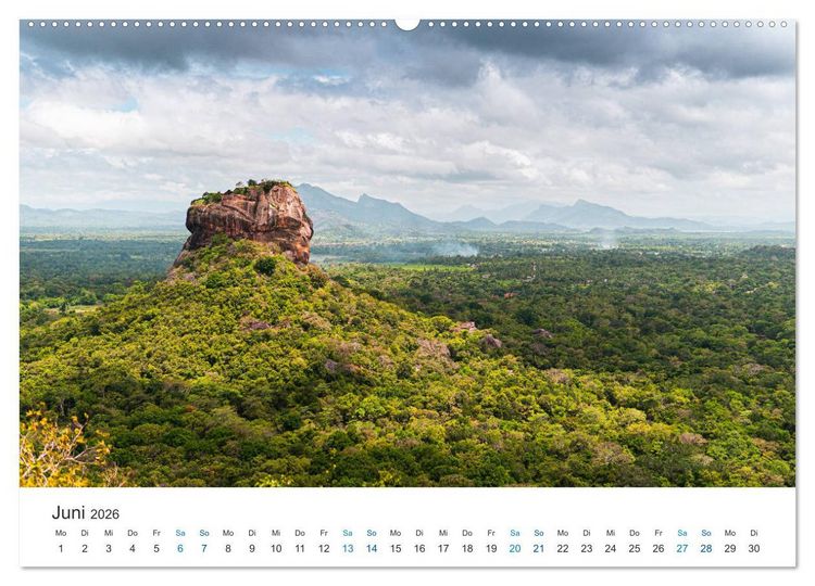 Produktbild: Traumziel Sri Lanka (hochwertiger Premium Wandkalender 2026 DIN A2 quer), Kunstdruck in Hochglanz