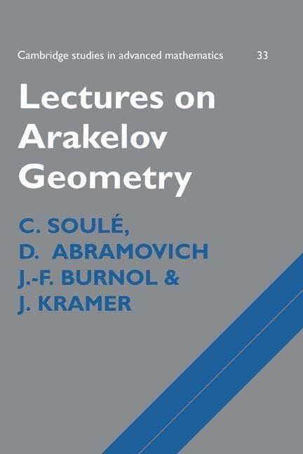 Produktbild: Lectures on Arakelov Geometry