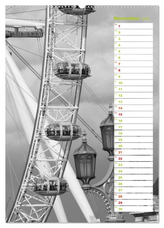 Produktbild: Big City London (hochwertiger Premium Wandkalender 2026 DIN A2 hoch), Kunstdruck in Hochglanz