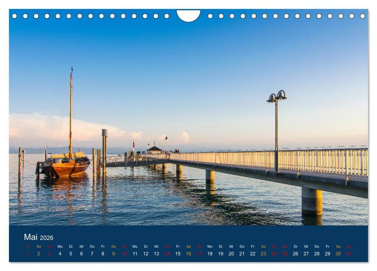 Produktbild: Ansichten vom Bodensee (Wandkalender 2026 DIN A4 quer), CALVENDO Monatskalender