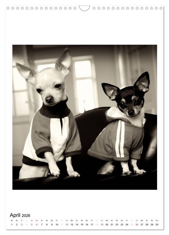 Produktbild: CHIHUAHUA CHIC Photos Marion Koell (Wandkalender 2026 DIN A3 hoch), CALVENDO Monatskalender