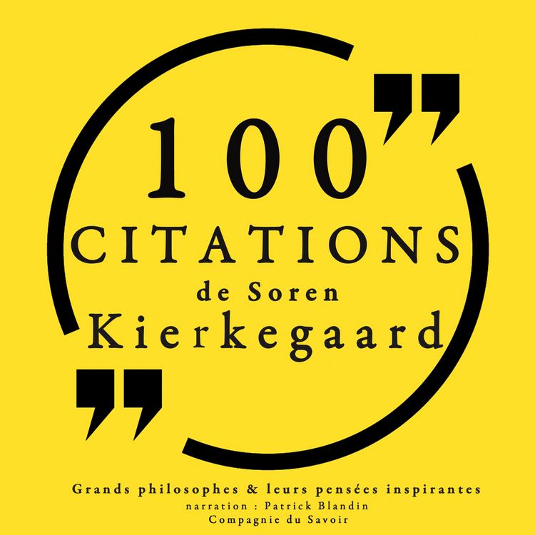 Produktbild: 100 citations de Kierkegaard