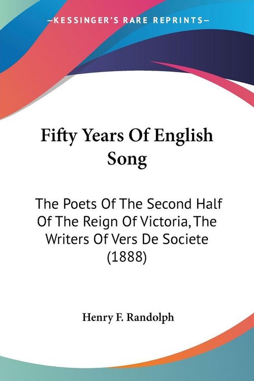 Produktbild: Fifty Years Of English Song