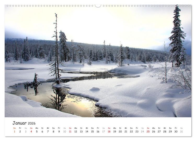 Produktbild: Schwedische Sehnsuchtsorte (Wandkalender 2026 DIN A2 quer), CALVENDO Monatskalender