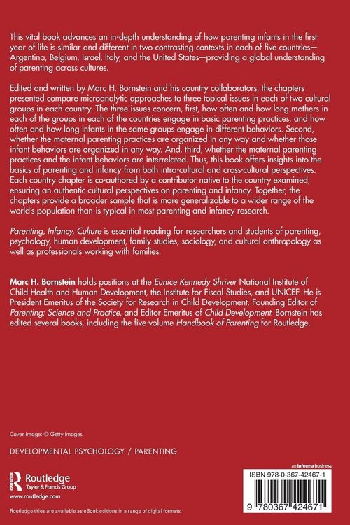 Produktbild: Parenting, Infancy, Culture