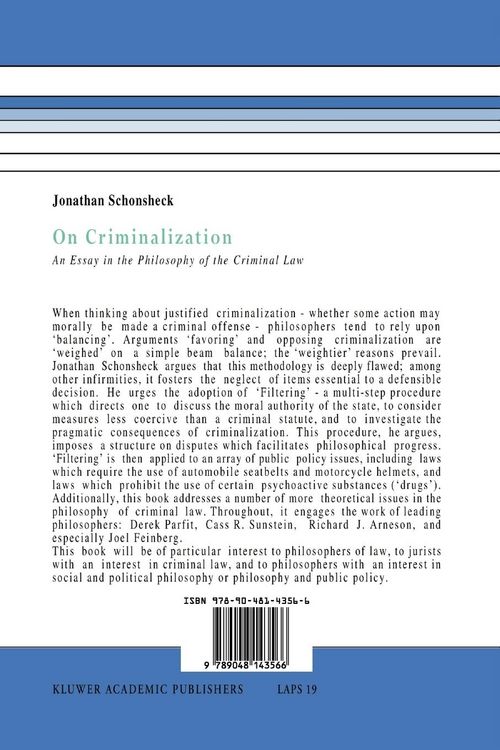 Produktbild: On Criminalization