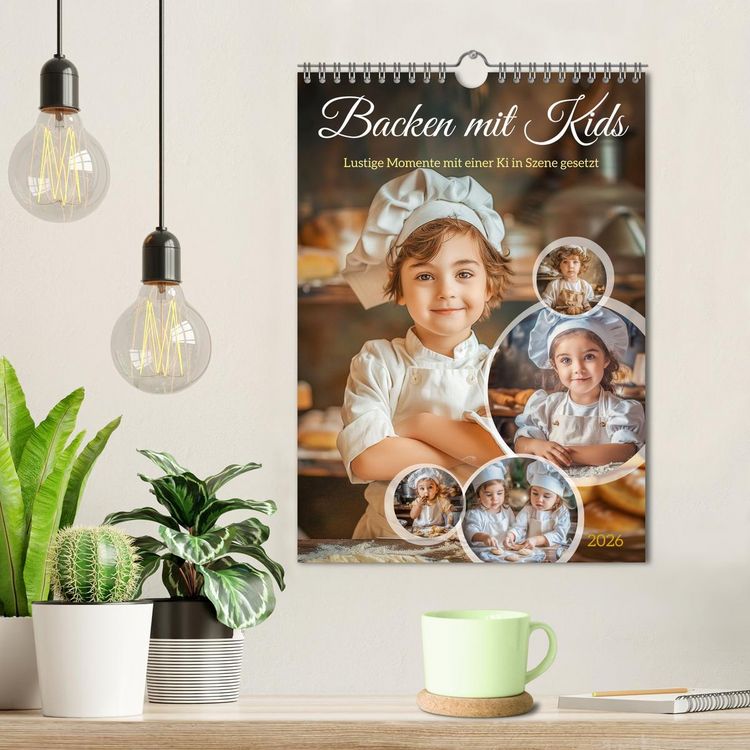 Produktbild: Backen mit Kids (Wandkalender 2026 DIN A4 hoch), CALVENDO Monatskalender
