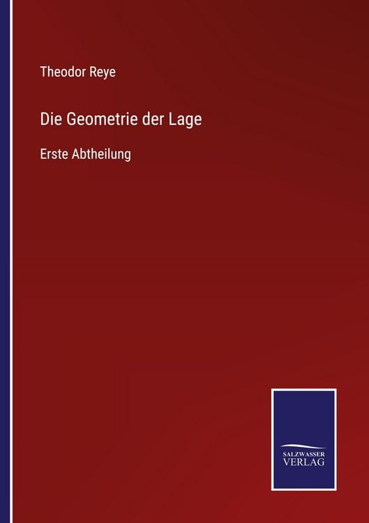 Produktbild: Die Geometrie der Lage