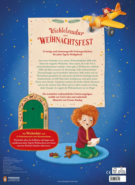 Produktbild: Wichtelzauber zum Weihnachtsfest - 24 Adventskalender-Geschichten zum Vorlesen