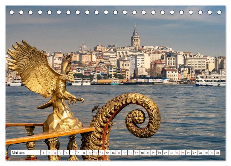 Produktbild: T&uuml;rkei - Istanbul (Tischkalender 2026 DIN A5 quer), CALVENDO Monatskalender