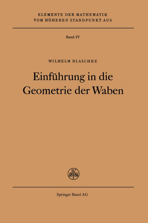 Produktbild: Einf&uuml;hrung in die Geometrie der Waben