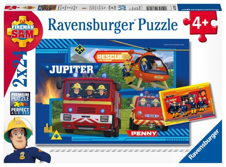 Bild vom Artikel Puzzle Ravensburger Wasser marsch mit Sam 2 X 24 Teile vom Autor 