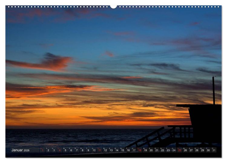 Produktbild: KALIFORNIEN K&uuml;stenimpressionen (Wandkalender 2026 DIN A2 quer), CALVENDO Monatskalender