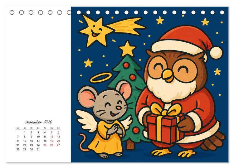 Produktbild: Pfoten, Pelz & Power-Jobs (Tischkalender 2026 DIN A5 quer), CALVENDO Monatskalender