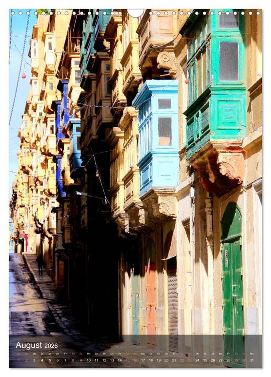 Produktbild: Unterwegs in Malta (Wandkalender 2026 DIN A3 hoch), CALVENDO Monatskalender