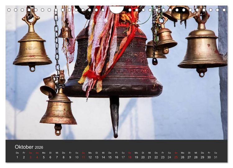 Produktbild: Nepal 2026 - Dem Himmel so nah (Wandkalender 2026 DIN A4 quer), CALVENDO Monatskalender