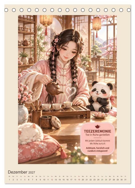 Produktbild: Beliebte Hobbys in China (Tischkalender 2027 DIN A5 hoch), CALVENDO Monatskalender